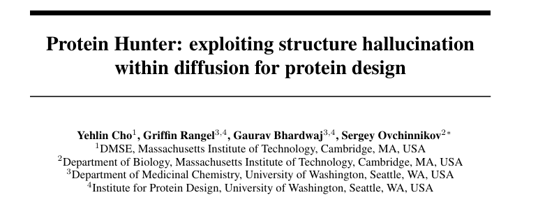 Structure hallucination from an all-X sequence